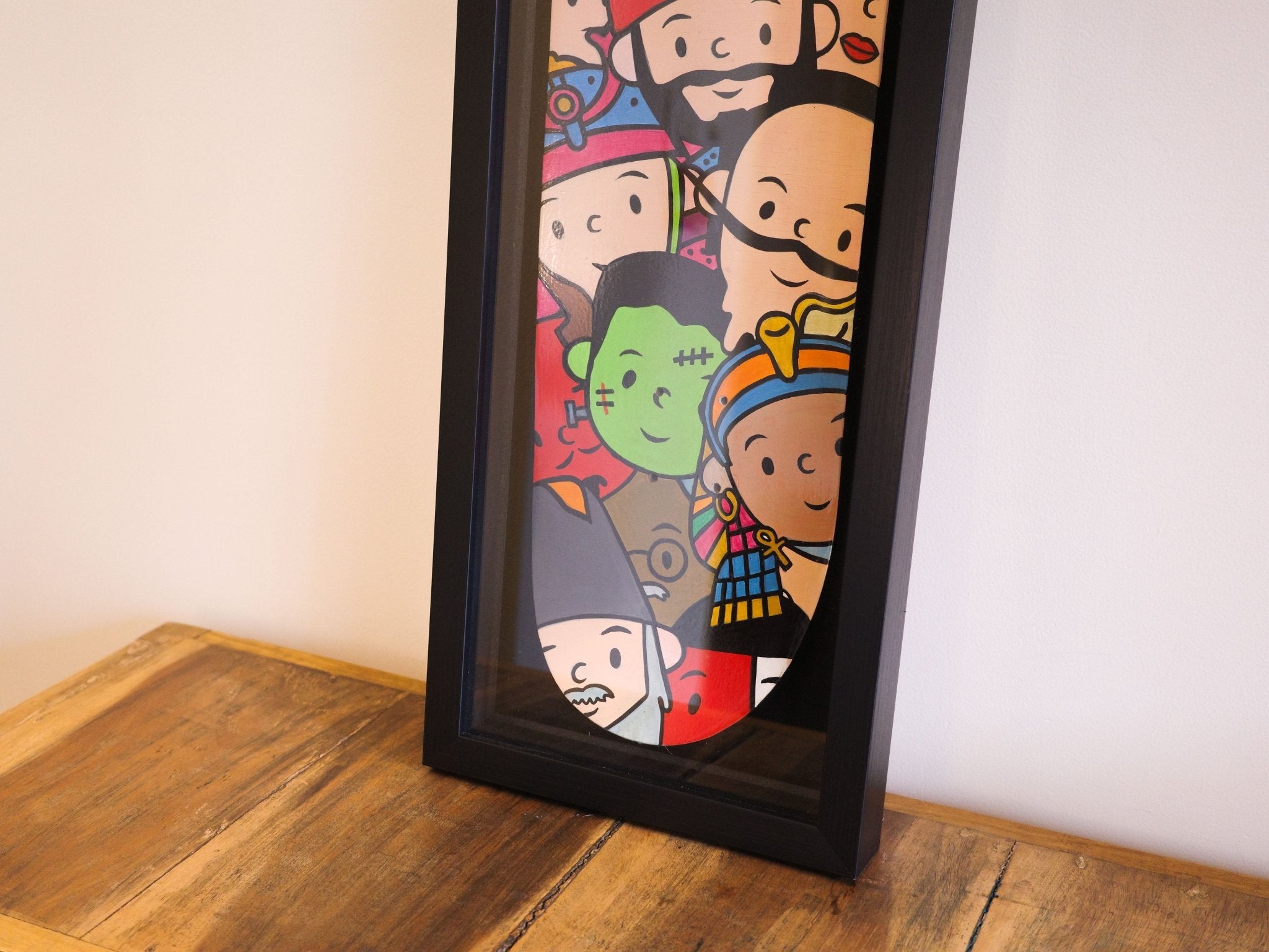 Toy Faces Hand - Painted Skateboard Deck - Toy Maker’s Shop By Amrit Pal Singh