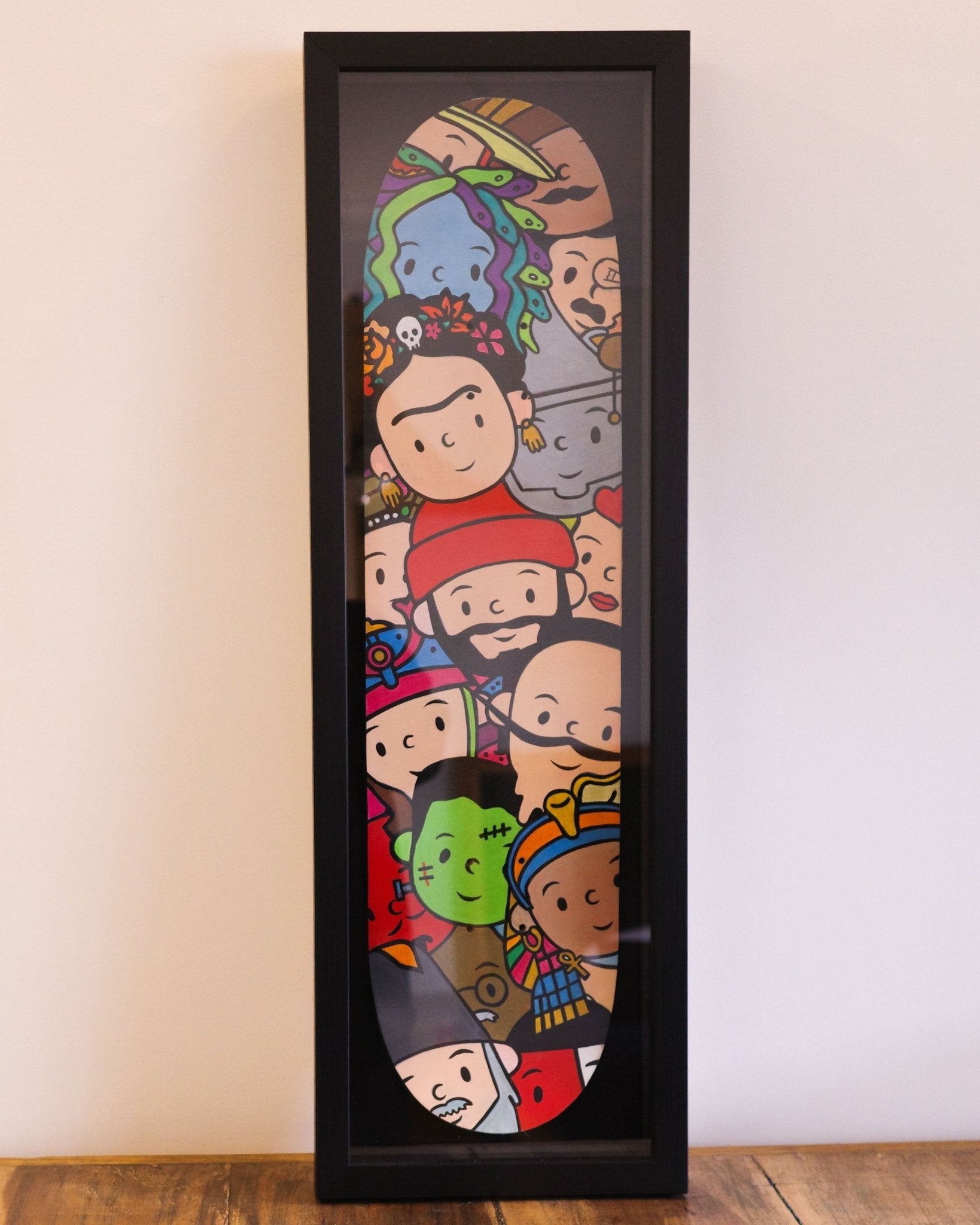 Toy Faces Hand - Painted Skateboard Deck - Toy Maker’s Shop By Amrit Pal Singh